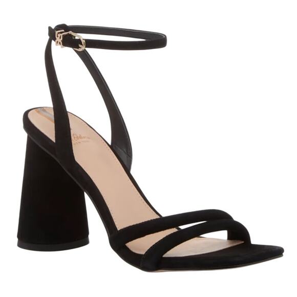 Sam Edelman Shoes - Sam Edelman Womens Kia Heeled Sandal US 7 EU 37 Black Suede NWOB